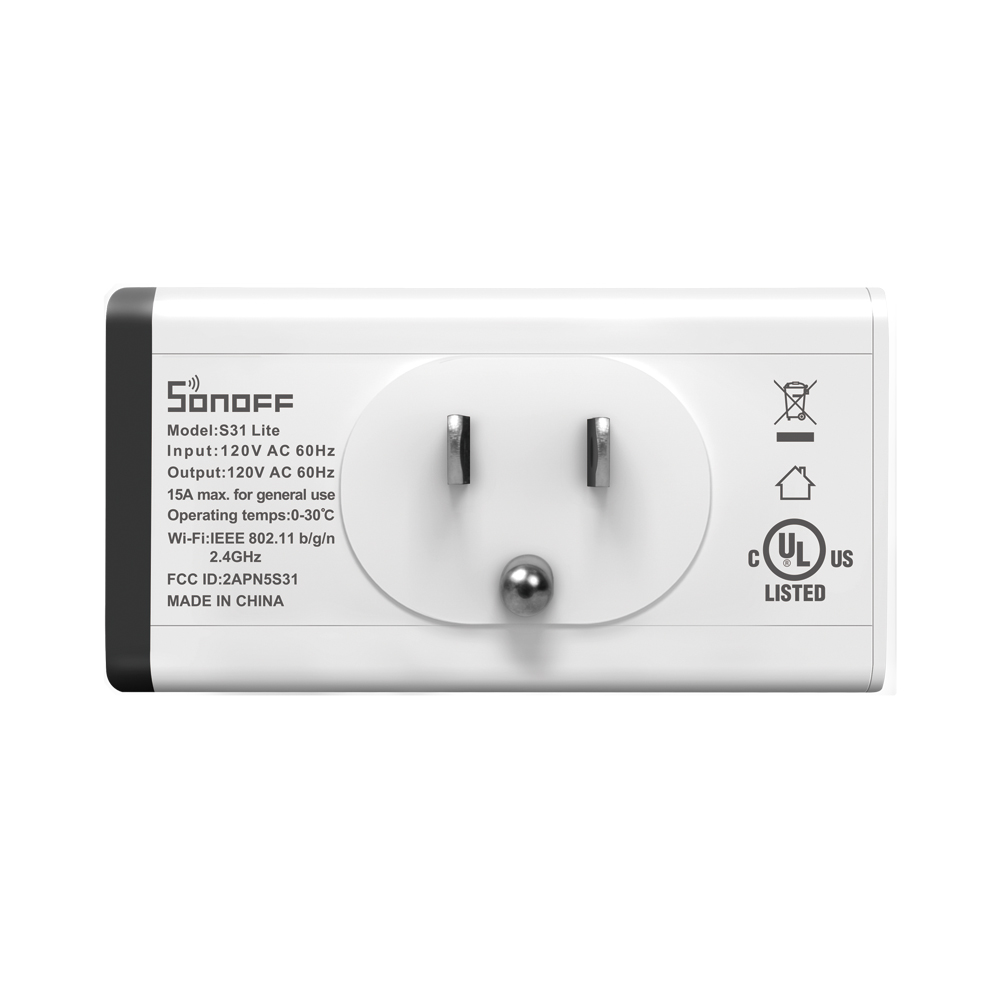 SONOFF S31 Lite ZB US Zigbee Smart Plug Socket 15A Remote Control